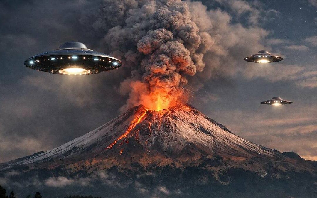 Ovnis en el Popocatépetl: Extraños Objetos Luminosos Captados Durante la Noche de 2025