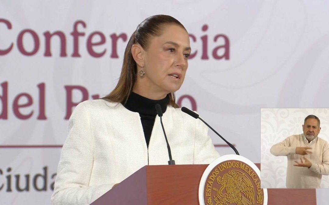 Sismo en México interrumpe La Mañanera; Sheinbaum confirma sin daños graves