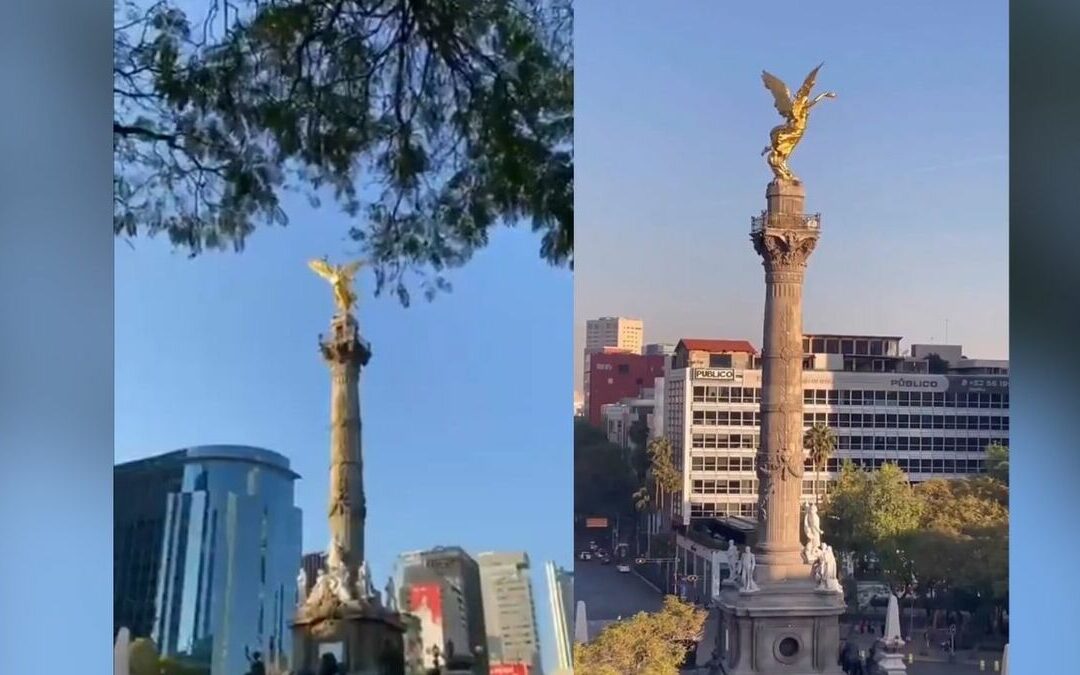 ¡Preocupación en México! Sismo de 6.5 grados sacude al Ángel de la Independencia | VIDEO