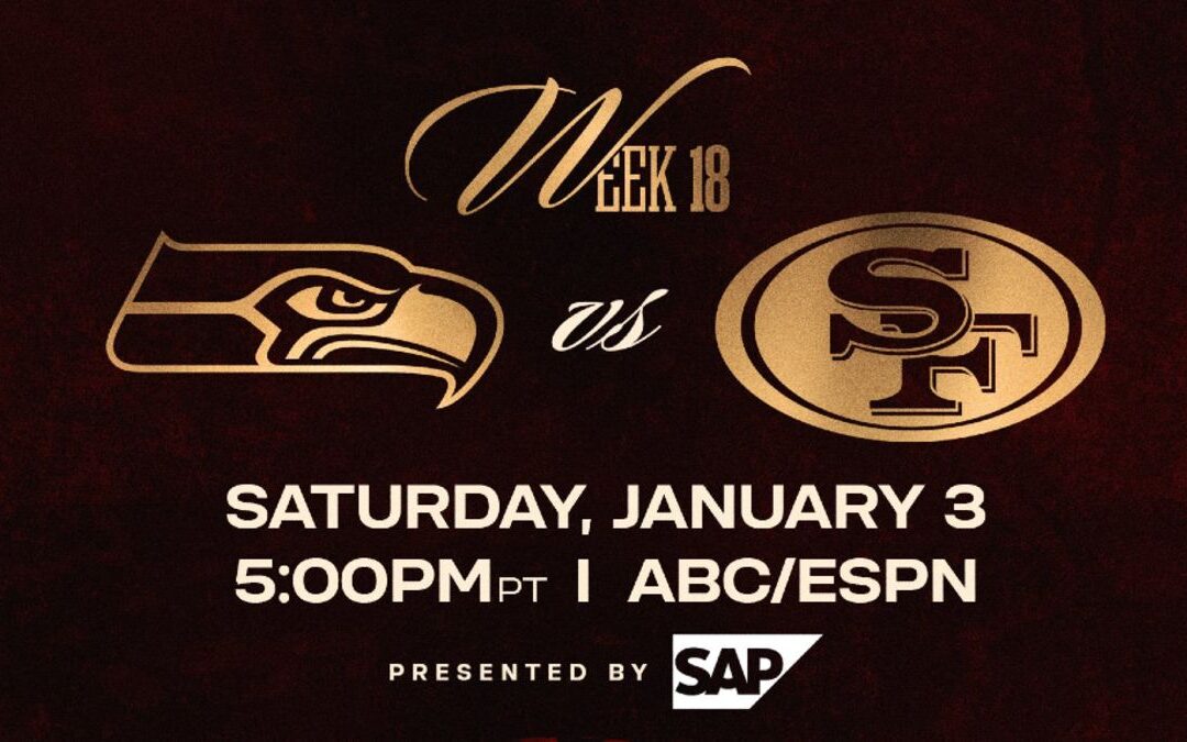 Seahawks vs 49ers: Cómo ver el partido EN VIVO hoy en la Semana 18 de la NFL