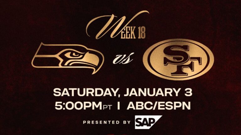 Seahawks vs 49ers: Cómo ver el partido EN VIVO hoy en la Semana 18 de la NFL