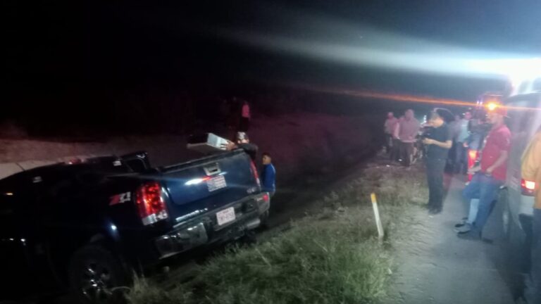 Accidente en San Pedro: Conductor cae a canal de riego tras perder el control del vehículo