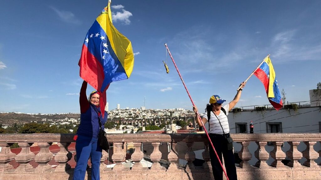 Venezolanos En Querétaro Celebran La Detención De Maduro En Ee. Uu.