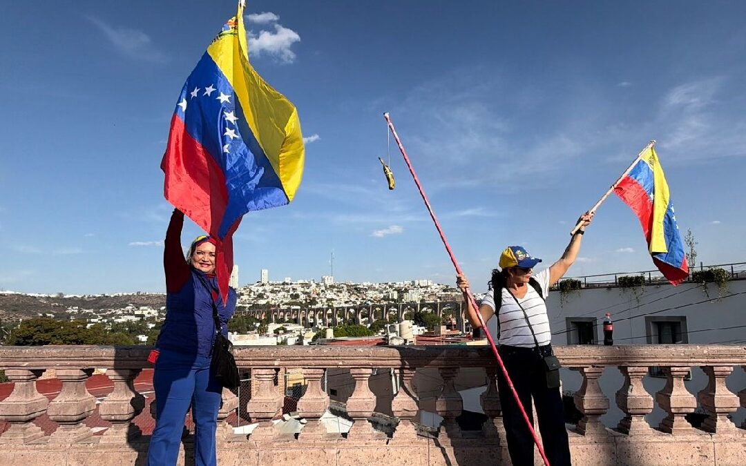 Venezolanos en Querétaro celebran la detención de Maduro en EE. UU.