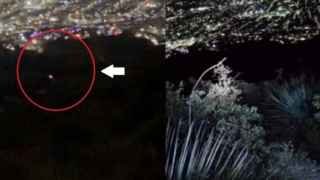 ¿Eran Brujas? Extrañas Luces En El Cerro De Las Mitras De Santa Catarina | Video