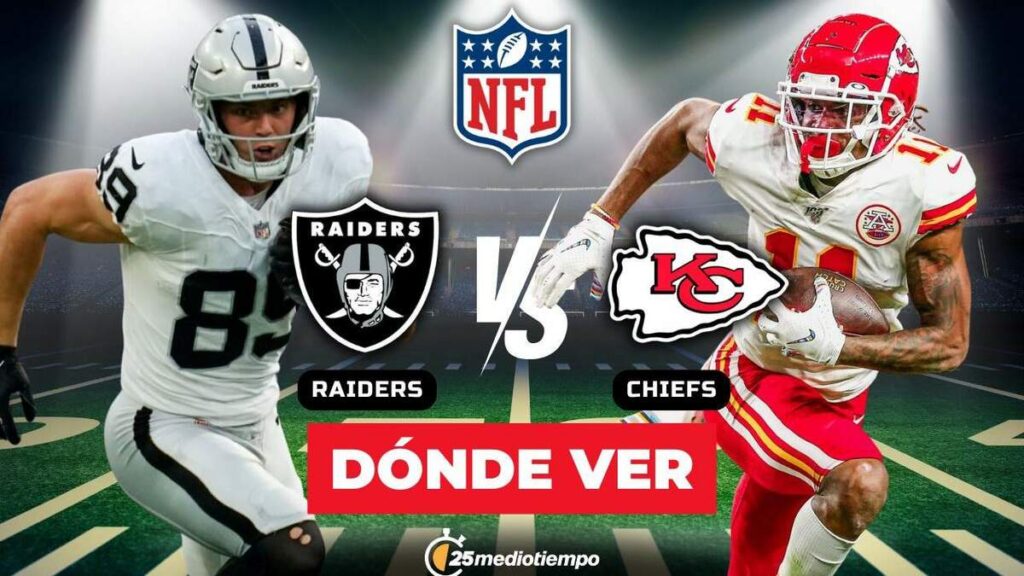 ¿Cómo Y Dónde Ver En Vivo A Los Chiefs Vs Raiders En La Semana 18 De La Nfl? - Noticias Notivalle ¿Cómo Y Dónde Ver En Vivo A Los Chiefs Vs Raiders En La Semana 18 De La Nfl?