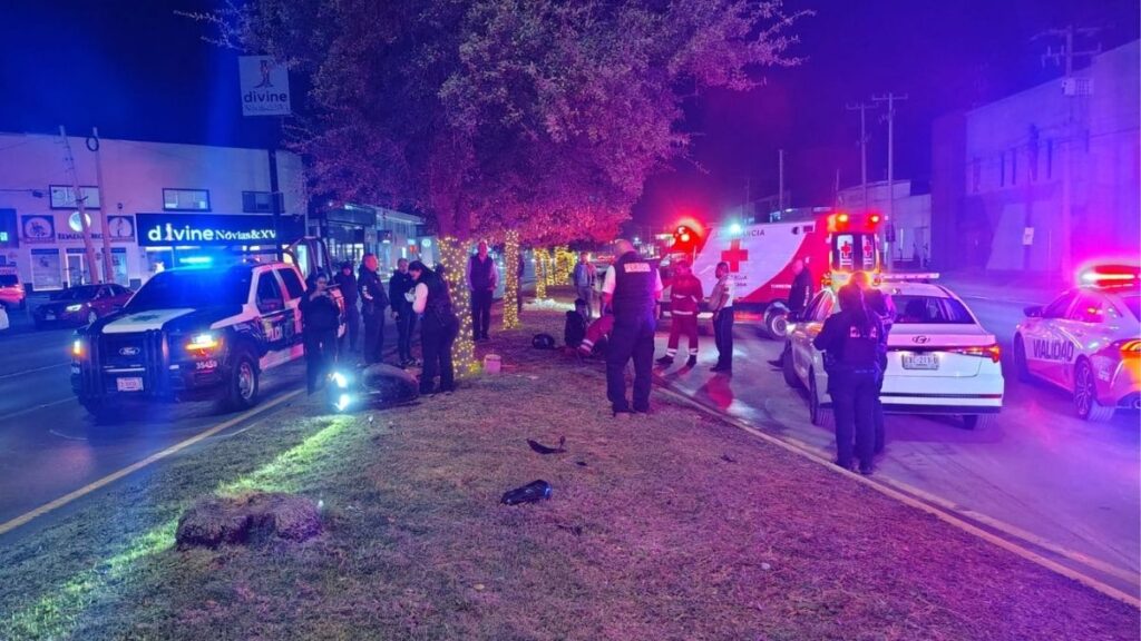 Accidente De Motociclista En Independencia Y Comonfort: Confusión En Retorno De Dos Carriles