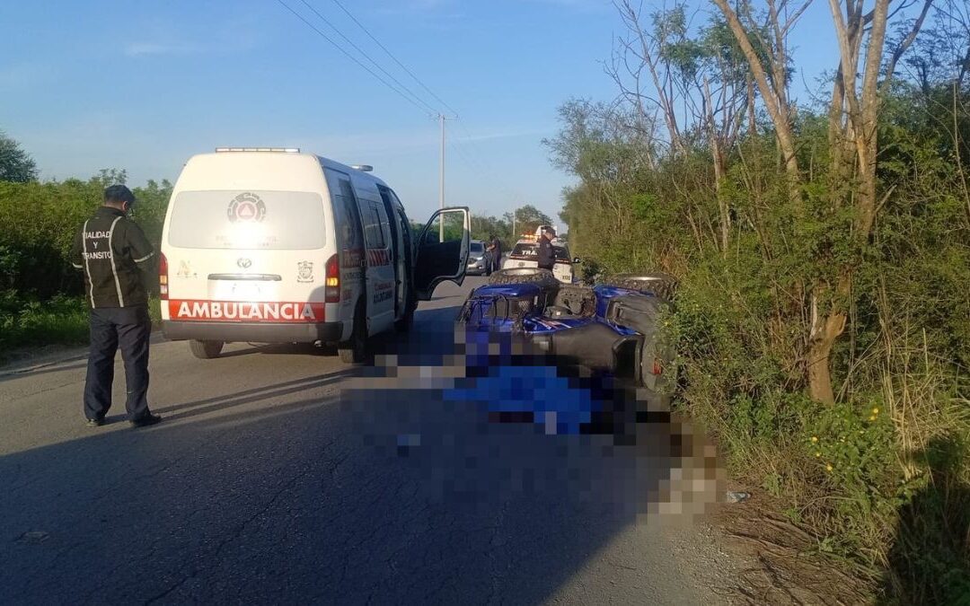 Accidente de Cuatrimoto en Montemorelos: Una Mujer Muerta y un Hombre Herido