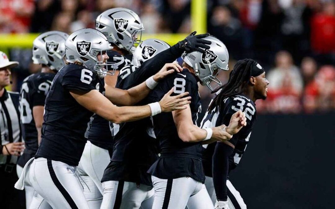 Dramático triunfo de los Raiders sobre los Chiefs en la NFL 2025-26