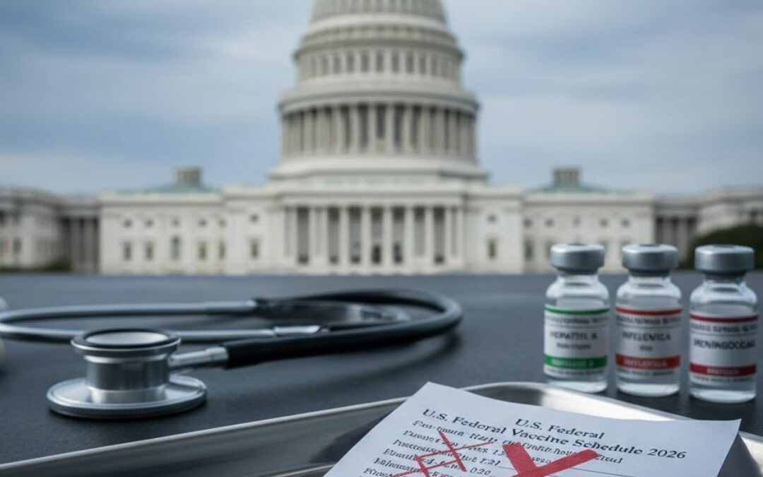 Estados Unidos Retira 6 Vacunas para Niños de sus Recomendaciones de Salud