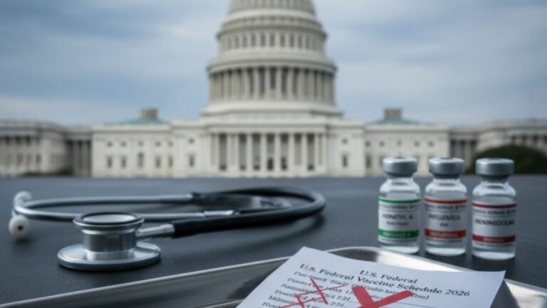 Estados Unidos Retira 6 Vacunas para Niños de sus Recomendaciones de Salud
