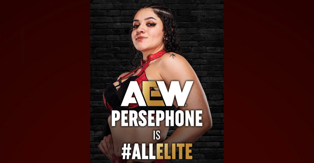 Persephone De El Paso Firma Contrato Dual Con Aew Y Cmll