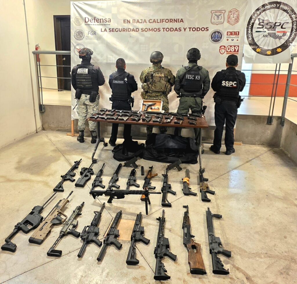 Baja California: Decomiso De 114 Armas En 15 Días Revela Crisis De Tráfico Ilegal - Noticias Notivalle Baja California: Decomiso De 114 Armas En 15 Días Revela Crisis De Tráfico Ilegal