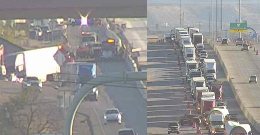 Accidente En La I-10 En Vinton: Cierres De Carreteras Y Congestión De Tráfico