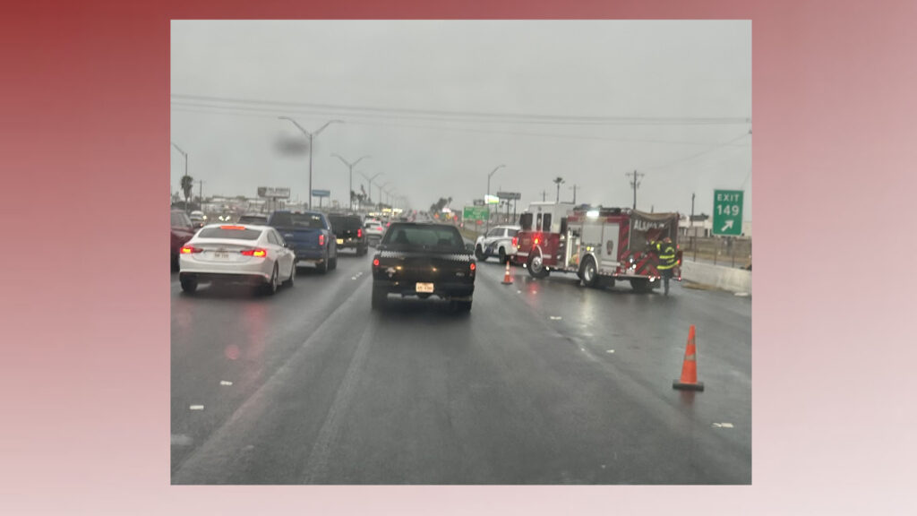 Choque En La I-2 En Alamo Causa Retrasos Importantes En Los Carriles Oeste