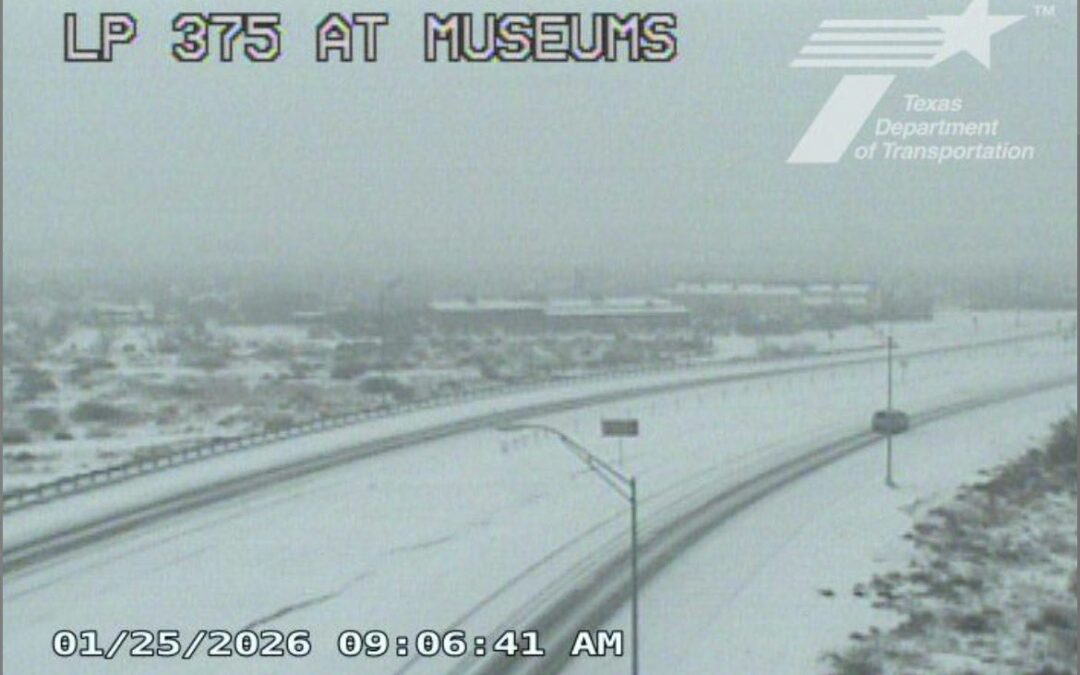 Cierre de Loop 375 en Texas por Condiciones Peligrosas de Viaje