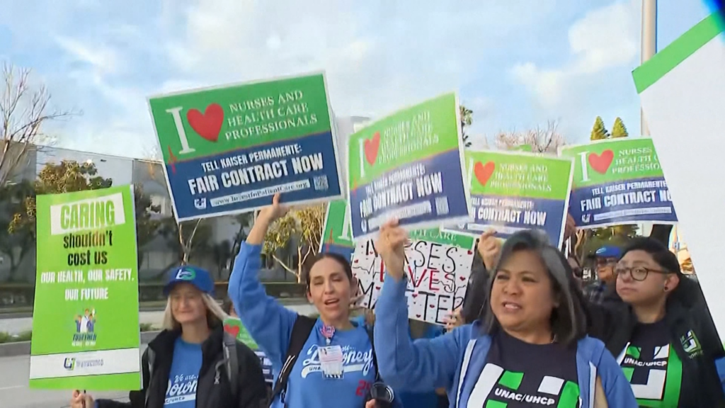 Huelga Masiva De Trabajadores De Kaiser Afecta Hospitales Y Clínicas En Dos Estados