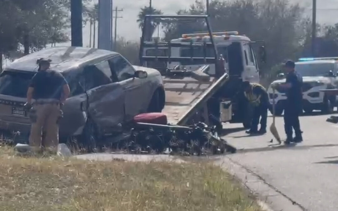 Accidente de Motocicleta en McAllen: Persona Hospitalizada Tras Chocarse en la Intersección de 23 y Northgate