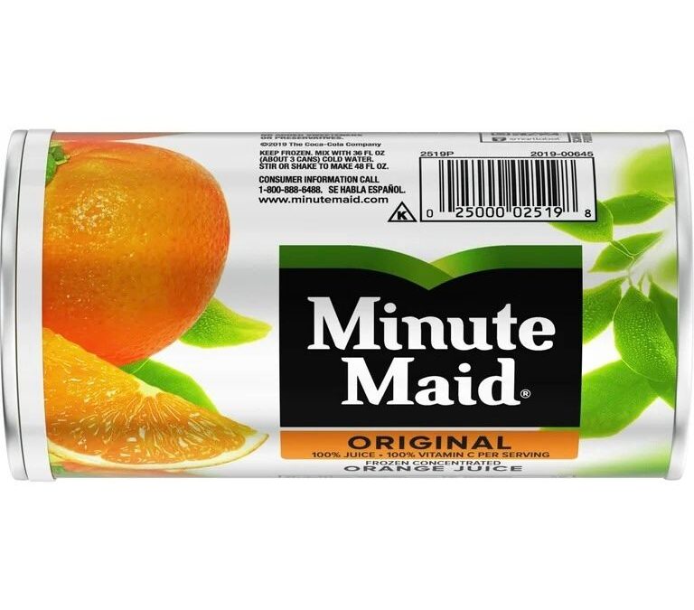 Adiós a los Jugos Congelados de Minute Maid: Un Cambio Histórico en las Bebidas