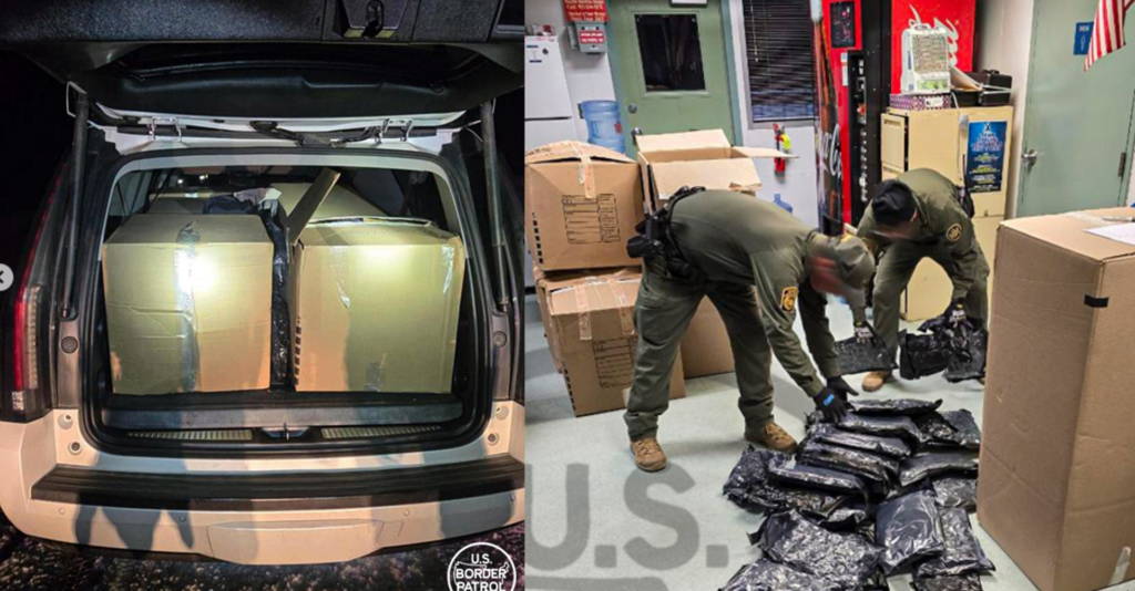 Patrulla Fronteriza Captura Vehículo Con 416 Libras De Marihuana En El Paso