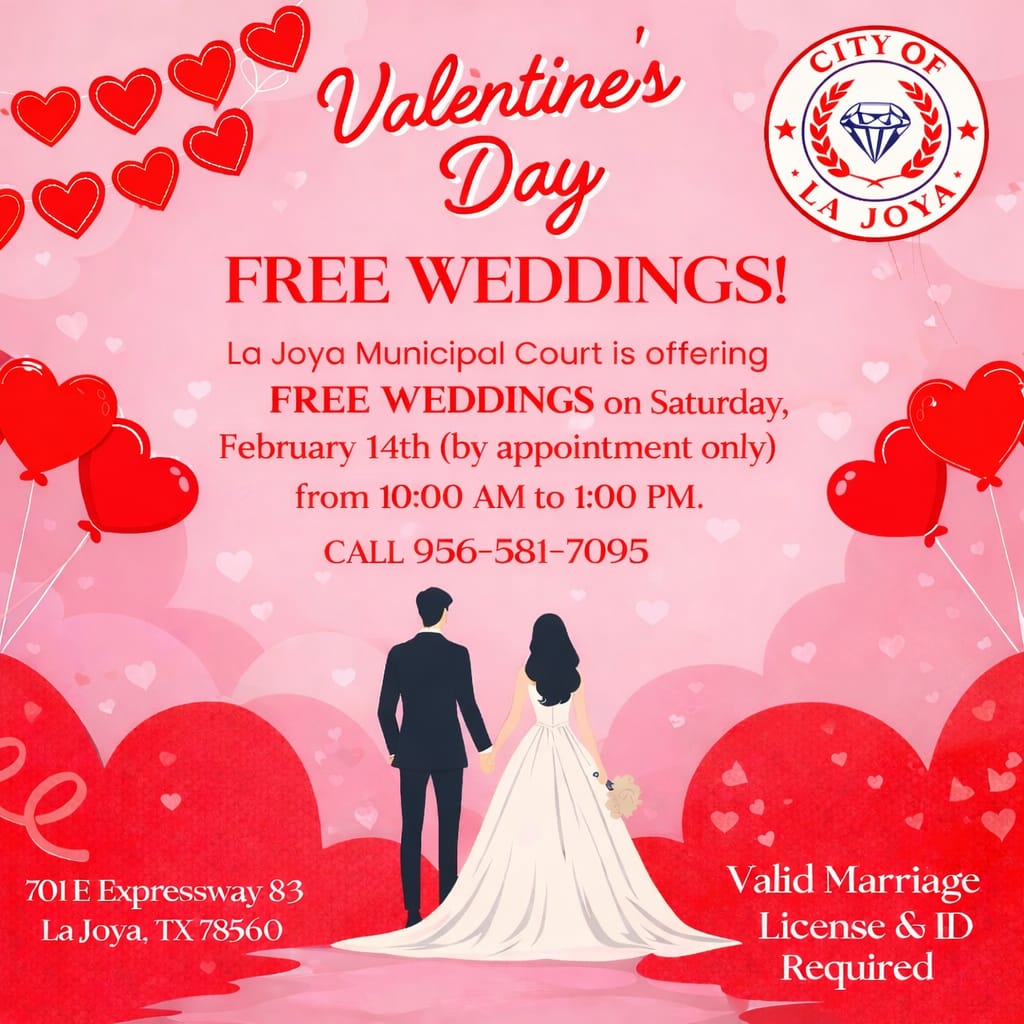 Celebra El Día De San Valentín Con Bodas Gratuitas En La Joya - Noticias Notivalle Celebra El Día De San Valentín Con Bodas Gratuitas En La Joya