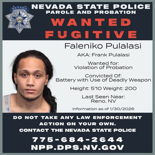 Fugitivo Faleniko Pulalasi: La Policía de Nevada Lanza Llamado Urgente a la Comunidad