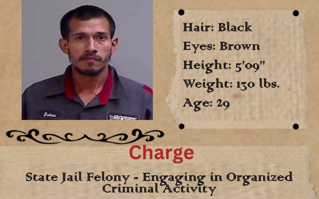 HCSO Busca a Joseph Toribio Garza por Actividad Criminal Organizada en el Condado de Hidalgo