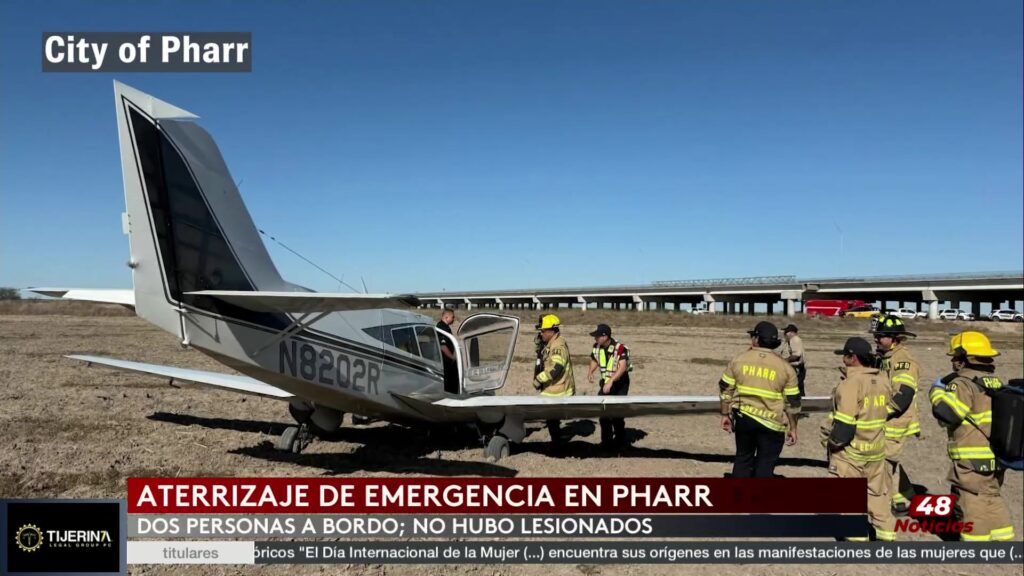 Aterrizaje De Emergencia En Pharr: Respuesta Rápida En El Puente Internacional - Noticias Notivalle Aterrizaje De Emergencia En Pharr: Respuesta Rápida En El Puente Internacional