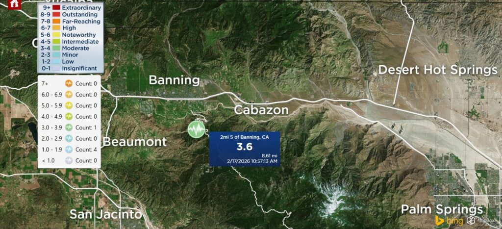 Temblor De 3.6 Sacude Zona Montañosa Al Sur De Bannin
