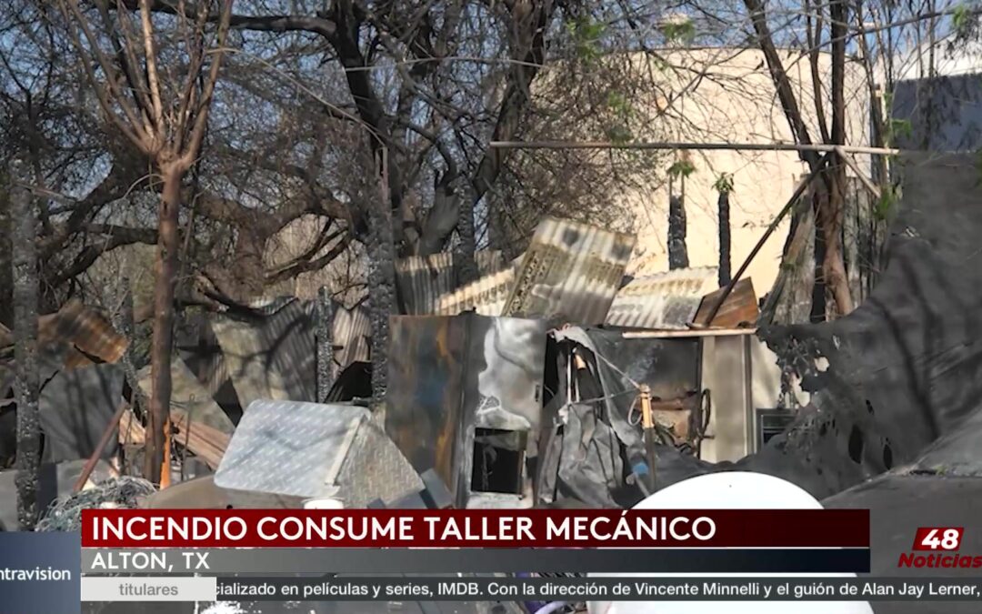 Incendio en Alto Devora Taller Mecánico: Bomberos Actúan Rápidamente