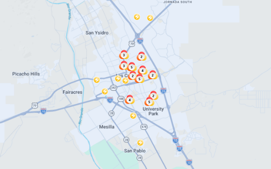 Cortes de energía afectan a más de 10,000 residentes en Las Cruces; servicio de El Paso Electric reanudado