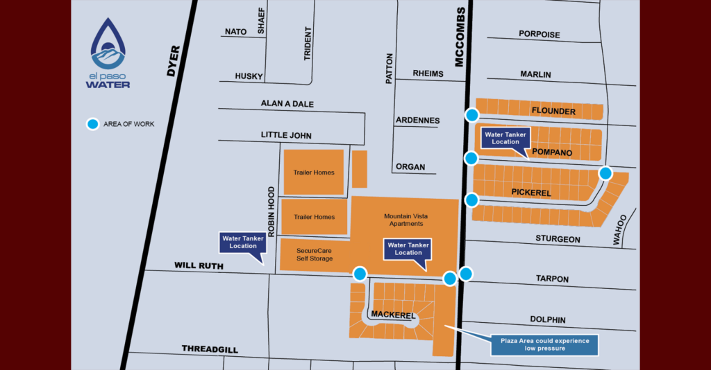 Corte De Agua Programado En El Noreste De El Paso: Afectará A 300 Hogares Y Negocios - Noticias Notivalle Corte De Agua Programado En El Noreste De El Paso: Afectará A 300 Hogares Y Negocios