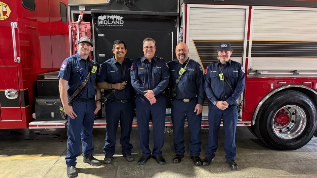 El Retiro Del Capitán Caza: 31 Años De Servicio Al Departamento De Bomberos De Midland