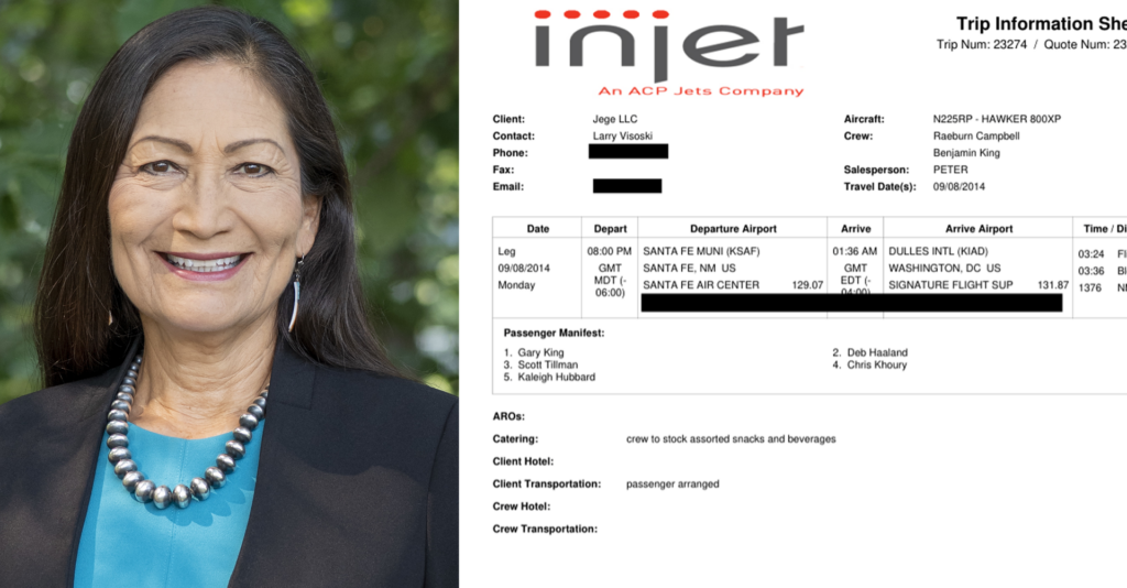 Deb Haaland Involucrada En Vuelo Coordinado Por Epstein, Revelan Documentos - Noticias Notivalle Deb Haaland Involucrada En Vuelo Coordinado Por Epstein, Revelan Documentos