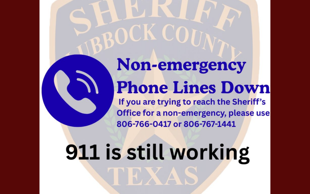 Interrupción del Servicio Telefónico Afecta Líneas Administrativas en el Condado de Lubbock