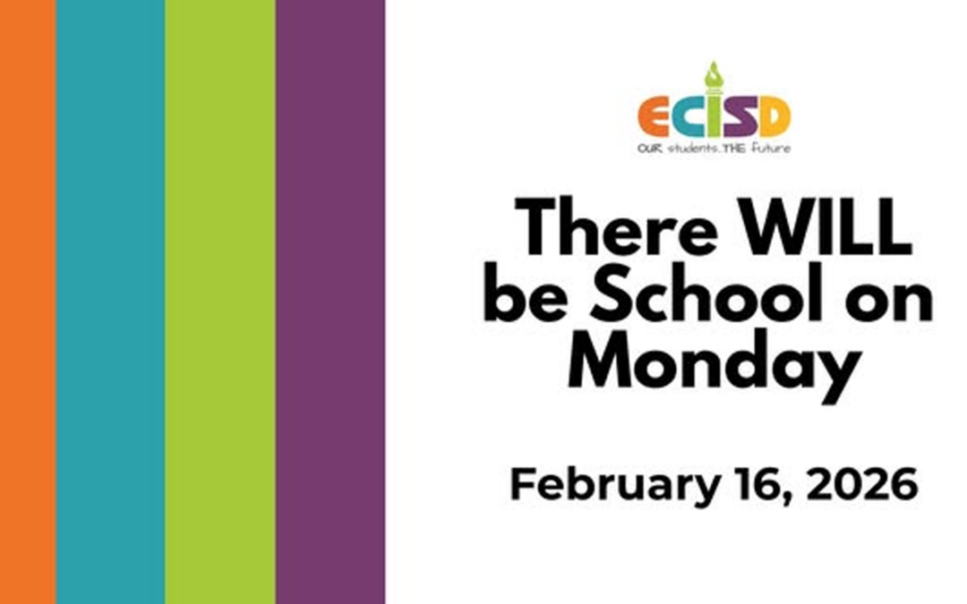 El ECISD Confirmó Clases para el Lunes: Recuperación de Actividades