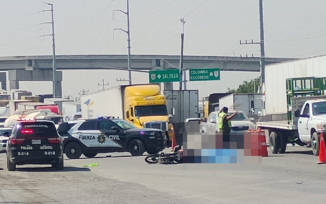 Trágico accidente en Escobedo: joven motociclista es arrollado por un camión
