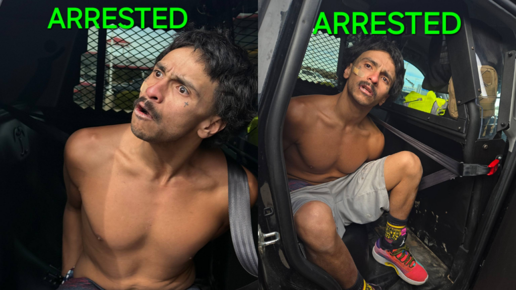 Detención En Roswell: Hombre Arrestado Por Ocultar Su Identidad Caminando En Tráfico