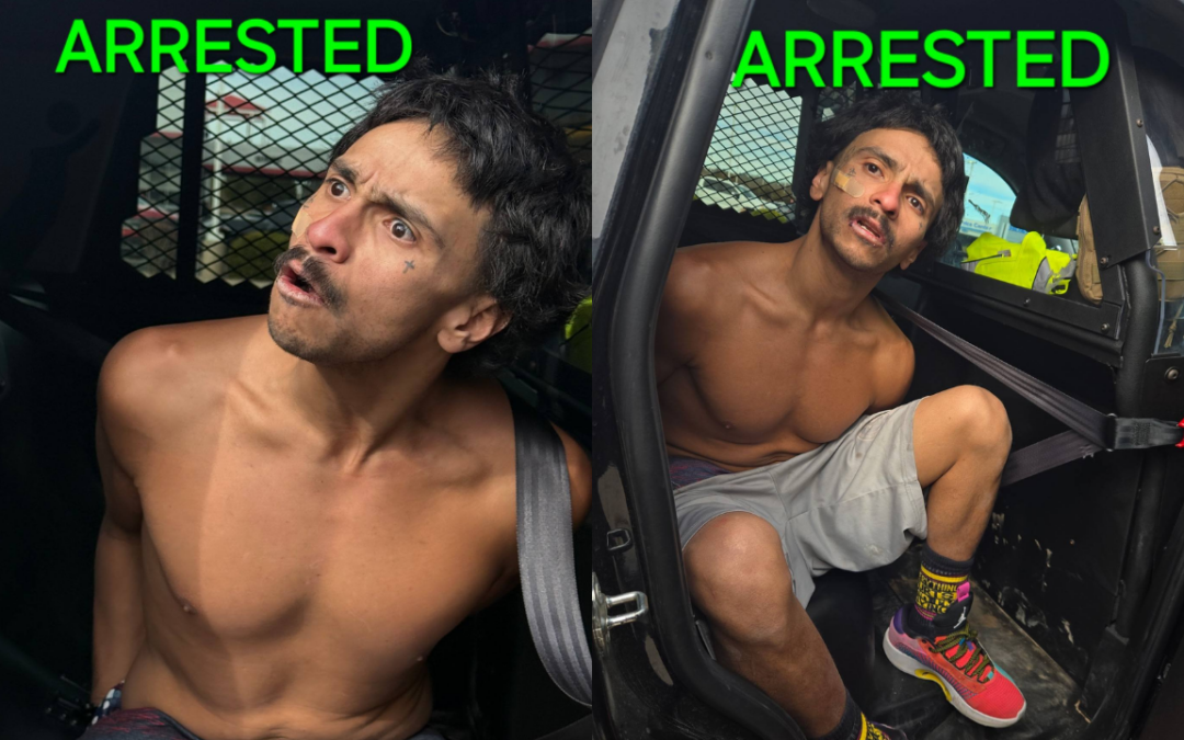 Detención en Roswell: Hombre Arrestado por Ocultar su Identidad Caminando en Tráfico