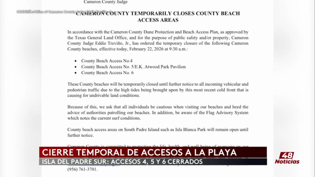 Mareas Altas Fuerzan Cierre De Playas En South Padre Island - Noticias Notivalle Mareas Altas Fuerzan Cierre De Playas En South Padre Island