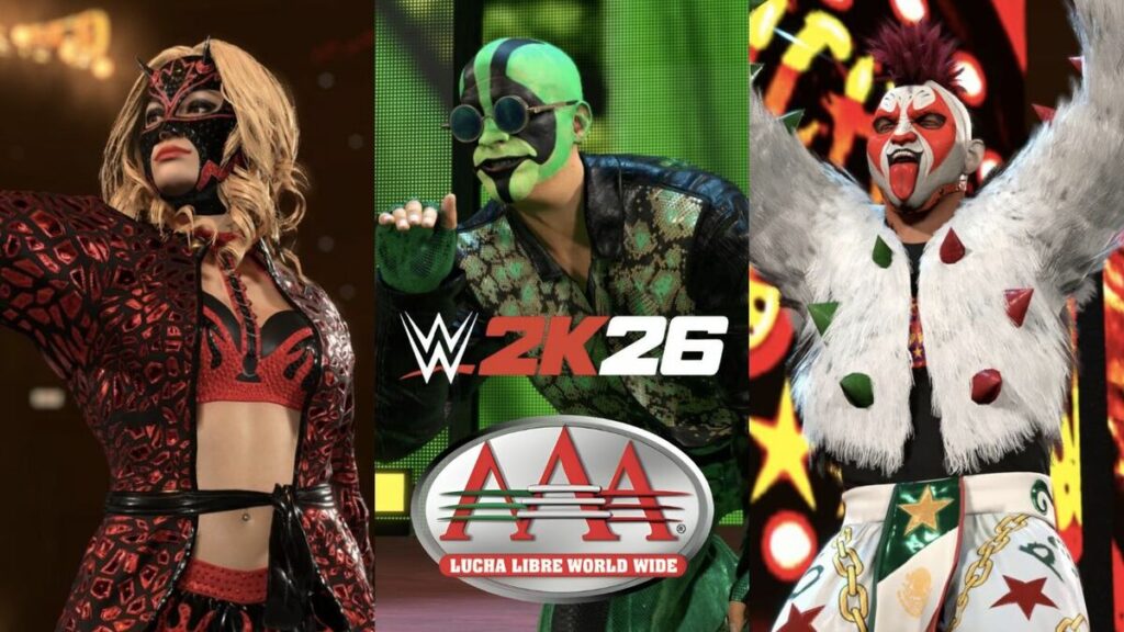 ¡Wwe 2K26 Desvela Imágenes Exclusivas De Luchadores De Aaa Para Este Año!
