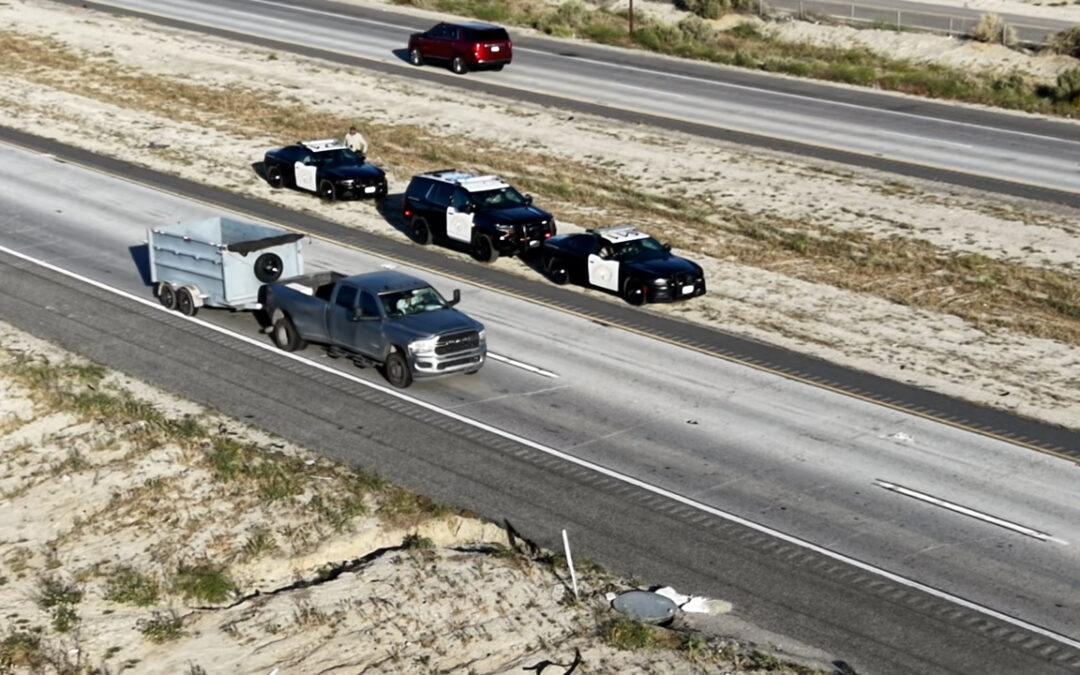 Conductor en sentido contrario muere tras choque frontal en la I-10 cerca de Dillon Road