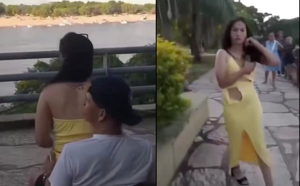 Infidelidad: Mujer Descubre A Su Novio Saliendo Con Su Mejor Amiga Y Rompe Su Vestido