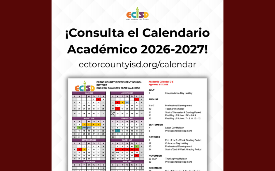 Calendario Académico ECISD 2026-2027: Resultados de la Consulta Comunitaria