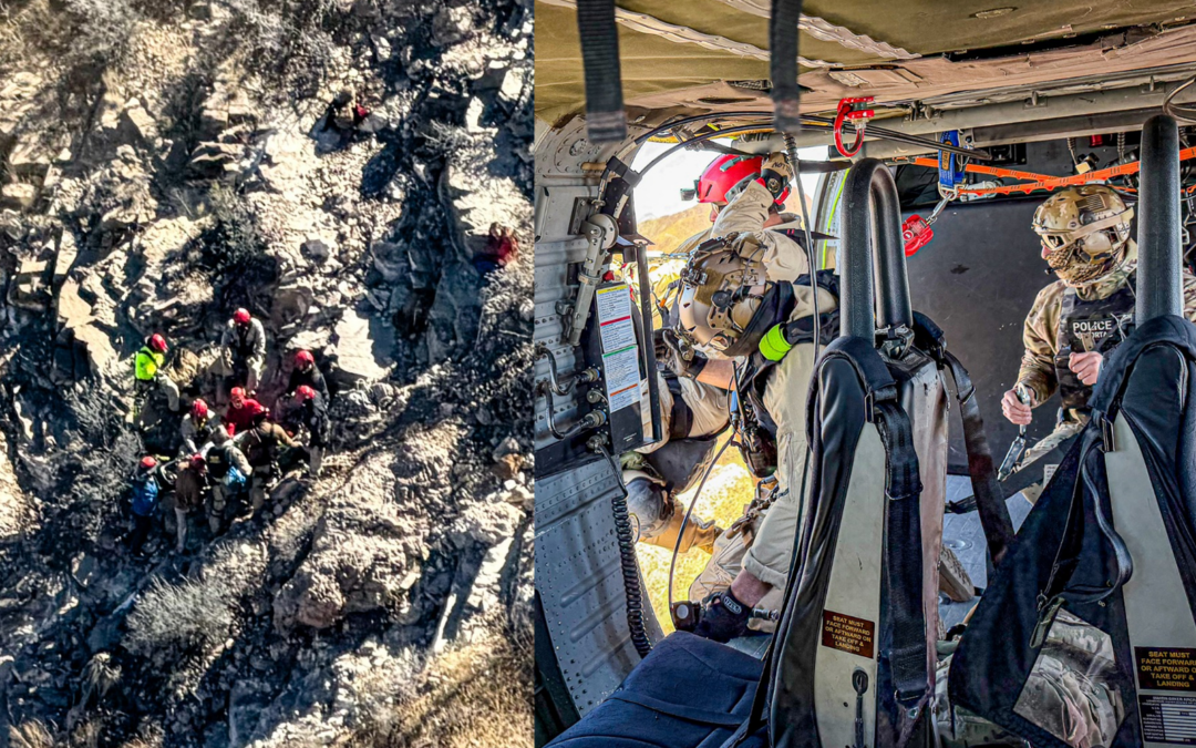 Rescate Aéreo de un Senderista de 21 Años Tras Accidente en las Montañas Franklin