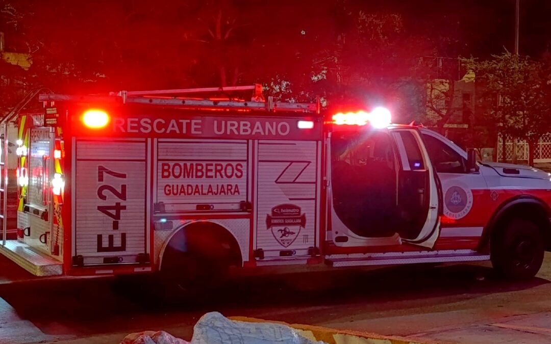 Celular explota en Guadalajara: un incendio deja a un hombre con quemaduras graves