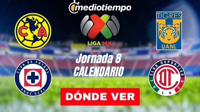 Calendario de la Jornada 8 Liga MX: Horarios y Transmisiones EN VIVO Actualizadas