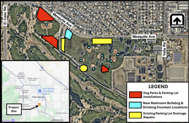 Construcción en Demuth Park de Palm Springs comenzará el lunes