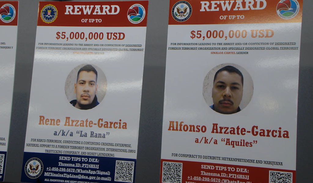Acusan De Narcoterrorismo A René Arzate-García, Líder Del Cártel De Tijuana; Ofrecen $5 Millones Por Su Captura