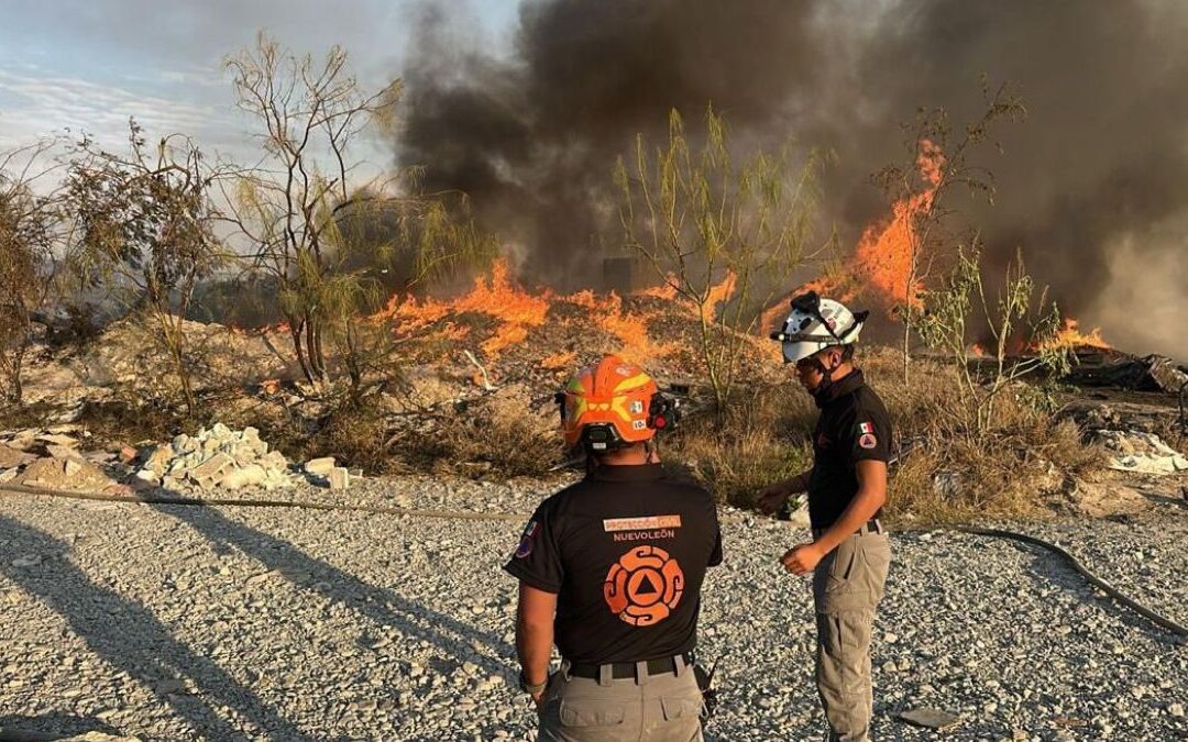 Incendios en Nuevo León: Escobedo Sufre Más de 200 Fuegos en Un Solo Día